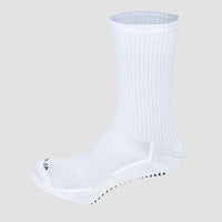 MisterMerch personalized white gripsocken showcasing non-slip soles and soft fabric texture.