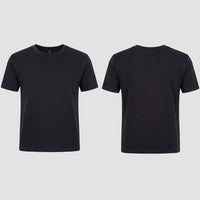 Schwarzes personalisiertes T-Shirt von MisterMerch mit individuellem Design und kreativem Aufdruck.