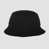 Personalisierter schwarzer Fischerhut von MisterMerch mit individueller Stickerei und breiter Krempe.